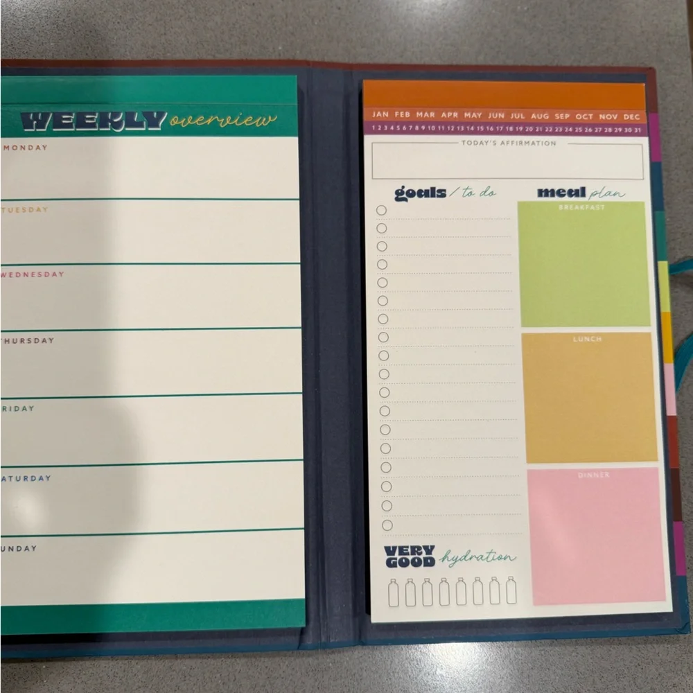 Tabitha Brown Colorful Weekly Business Planner